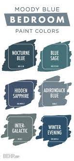 This Moody Blue Colo Paint Colors For