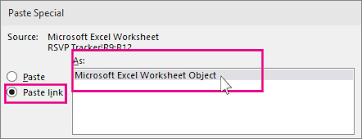 update excel data in powerpoint