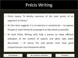 How to write Precis for competitive exams Welcome to CDCT
