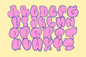 bubble graffiti alphabet images free