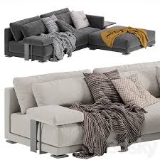 poliform bristol sofa sofa 3d model
