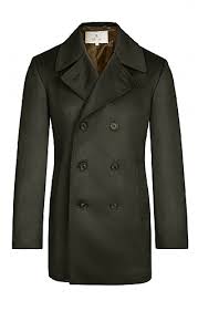 Cashmere Double Ted Peacoat