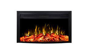 Moda Flame 33 Inch Curved Ventless