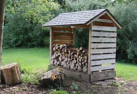 will firewood dry in a shed garage