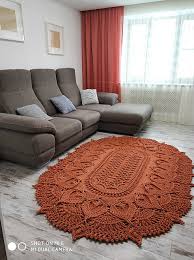 fox tail rug pattern by lisova oksana