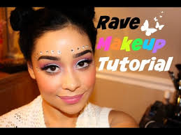 rave makeup tutorial edm festival
