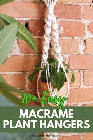 10 Free Macrame Plant Hanger Patterns