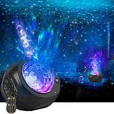 Amazon Com Star Projector Night Lights Hueliv 3 In 1 Galaxy Projector Light Sky Nebula Moving Ocean Wave Best Gift For Kids Adults For Bedroom Party With Hi Fi Stereo Bluetooth Speaker Voice Remote Control Home Improvement