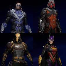 My favorite suit and colorway for each Knight : r GothamKnights