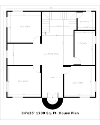 34 x35 1200 sq ft house plan