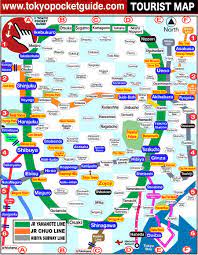Tokyo attractions map