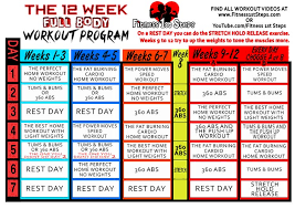 the 12 week full body workout program