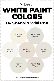 white paint colors by sherwin williams