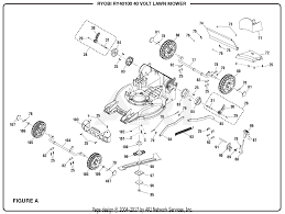 40 volt lawn mower parts diagram