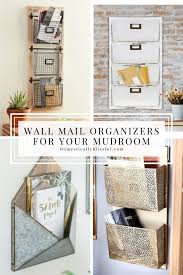 Wall Mail Organizers For Your Mudroom