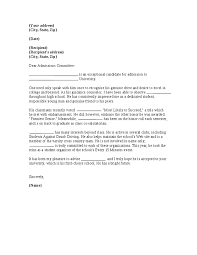 Sample College Recommendation Letter       Free Documents in Word  PDF Template net