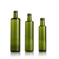 Dorica Green Glass Oil Bottle Glass