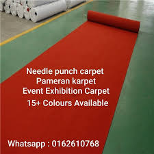 kl carpet pameran needle punch karpet