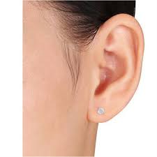 1 2 carat diamond stud earrings i2 i3