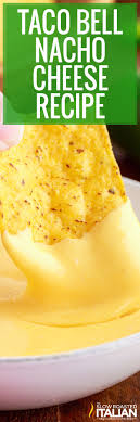 copycat taco bell nacho cheese recipe