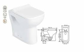 Wall Square Floor Mounted Ewc Toilet