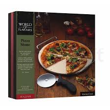 Offered on the site ensures even heating, which puts customers on the pizza pan 32 cm. Kitchencraft Italienischer Pizzastein 32 Cm Set Mit Pizzaschneider Und Gestell Dr Almond Lowcarb Glutenfrei Shop