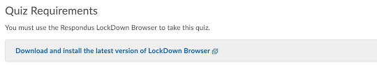 This is an especially useful tool for labs where proctoring can assure that other means of. Student Quiz Guide How To Install Respondus Lockdown Browser Brightspace Vanderbilt University