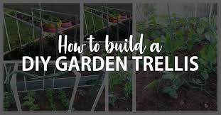 How To Build A Diy Garden Trellis