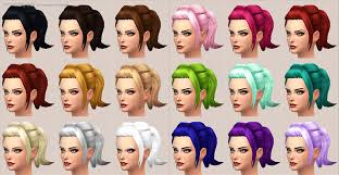 sims 4 hair colors mods