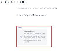 excel style in confluence filter