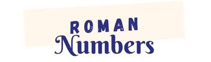 1 to 1000 roman numerals list chart