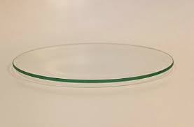 7 Inch Round Clear Glass Plate 1 8