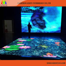 p6 smd interactive led dance floor