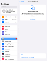 to factory reset ipad without apple id