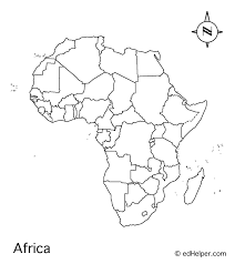 Map Of Africa Blank Jackenjuul
