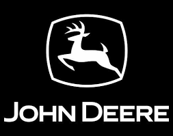 john deere black wall logo vinyl decal