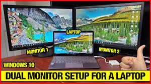 Plug the cable of the second external monitor to the other correct port on your laptop. Dual Monitor Setup For Laptop With One Usb C Port Windows 10 Youtube