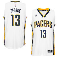 The indiana pacers officially released the power in pinstripes nike city edition uniform tuesday and fans are in love. Paul George Indiana Pacers Adidas Player Swingman Home Jersey White In 2021 Indiana Pacers White Jersey Indiana Pacers Jersey