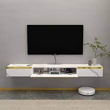 Pmnianhua Floating Tv Shelf With 3