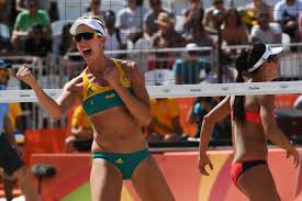 Taliqua clancy (born 25 june 1992) is an australian volleyball and beach volleyball player who represented australia at the 2016 summer olympics in. Taliqua Clancy Celebrates A Point In Rio Abc News Australian Broadcasting Corporation