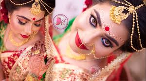 gorgeous bengali bridal eye makeup