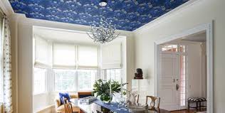 Discover the 12 types of ceilings for your home as well as access to all our ceiling design articles and photo galleries. Best Wallpaper Ceiling Ideas Ceilings With Wallpaper