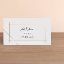 Top executive for disney and a disney legend! Isabella Foil Pressed Place Cards By Carly Reed Walker Minted
