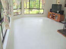 Paint Me White Painted Concrete Floors