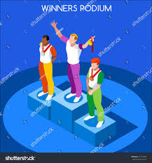 ✓ free for commercial use ✓ high quality images. Athletic Events Victory Podium Flat Isometric Man Winner Athlete Sport Athletic Podium Winning Athlete Isolated Icon Athletic Events Event Games Victorious
