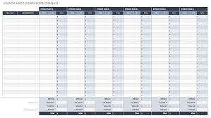 Comparison Spreadsheet Template Simple Excel Templates