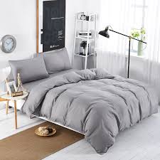 new bedding sets simple color lake blue