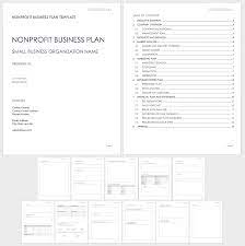 nonprofit business plan templates