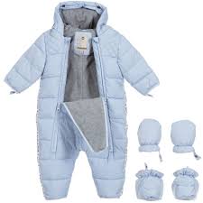 Timberland Baby Boys Blue Snowsuit