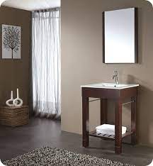Dark Walnut Modern Bathroom Vanity